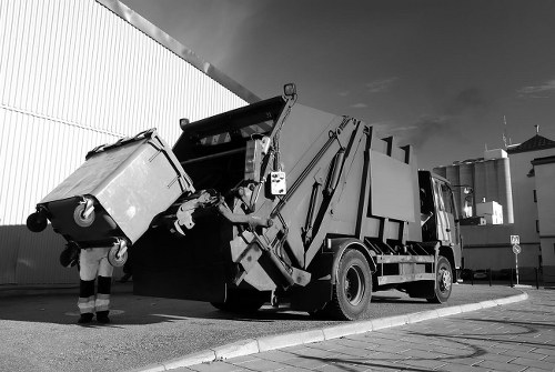 Residents disposing of old furniture in Sevensisters