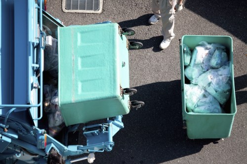 Waste collection vehicles in Sevensisters