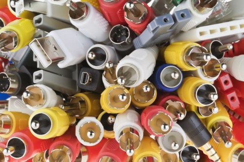 Operative wearing protective equipment operating garden machinery